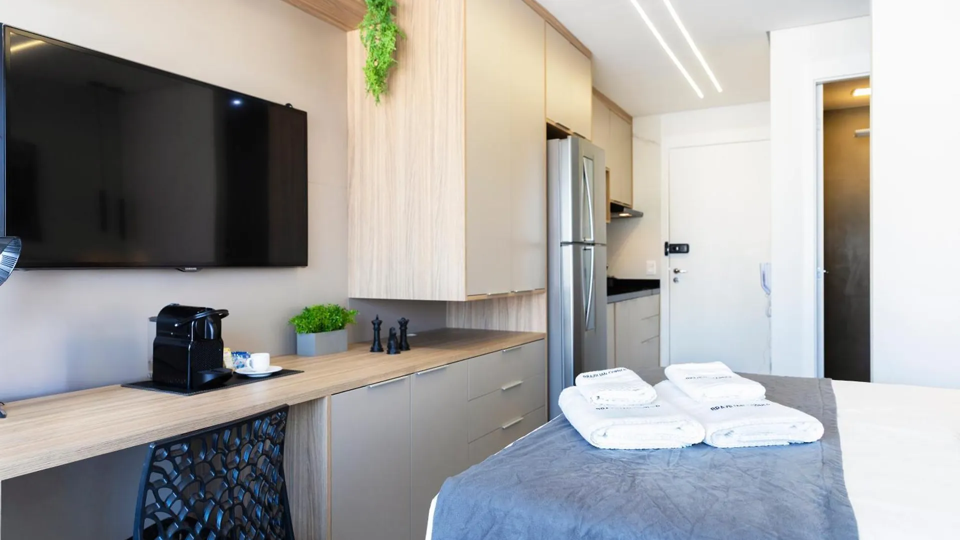 Piscina, Academia, Ac ,Cama Queen|Brazilian Corner São Paulo Lägenhet